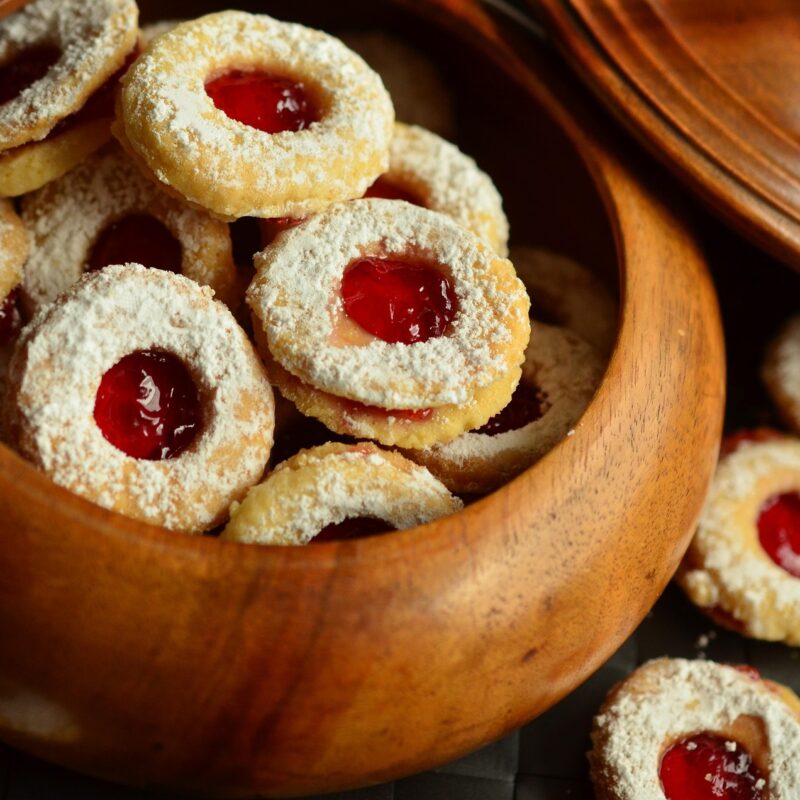 Sablés confiture de fraises