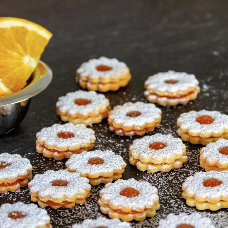 Sablés confiture abricots