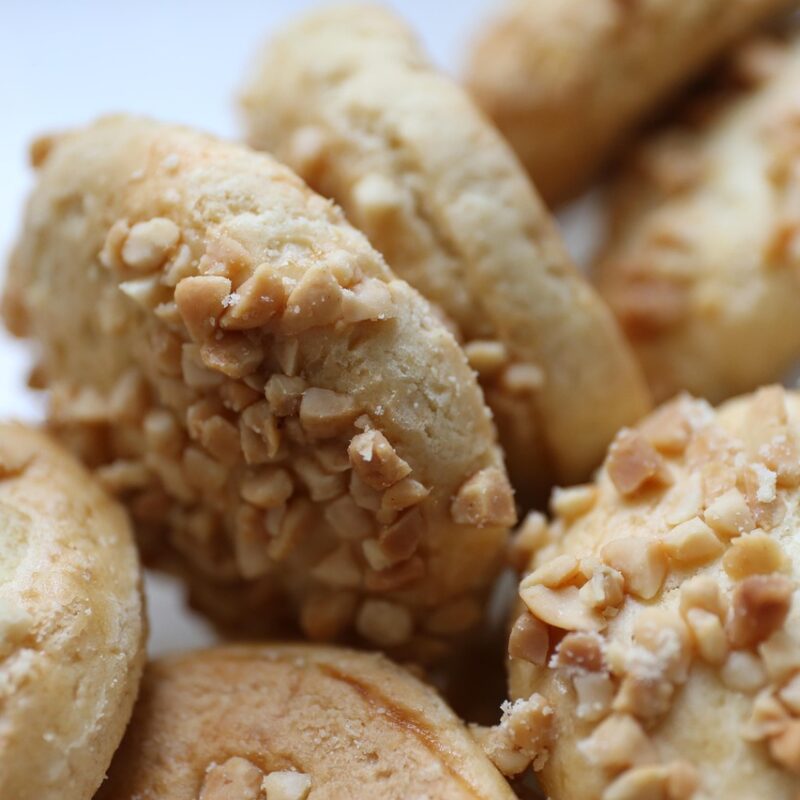 Sablés croquants vanille amandes